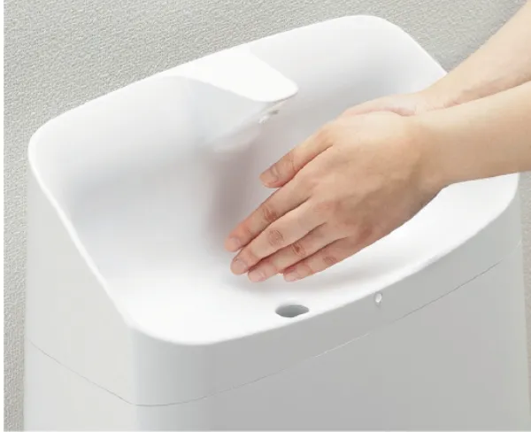 手洗いしやすいフォルム