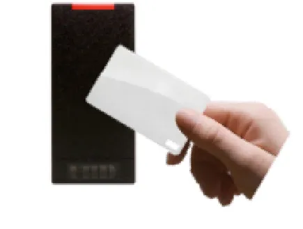 接触カードリーダーの図解