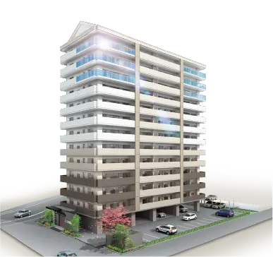 アメイズ唐津城内橋の建物外観写真