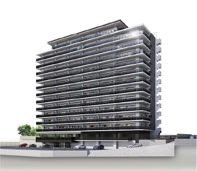 アメイズ福津中央レジデンスの建物外観写真