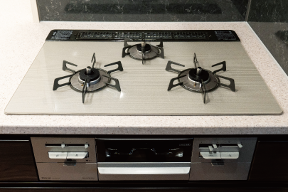 3口ガラストップコンロ