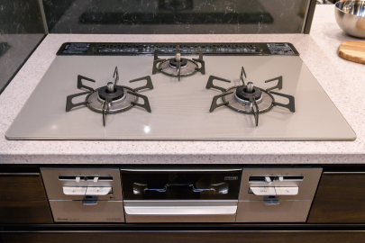 3口ガラストップコンロ