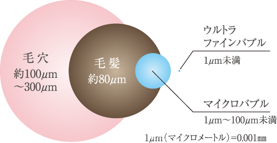 マイクロバブルの汚れ落ちテスト