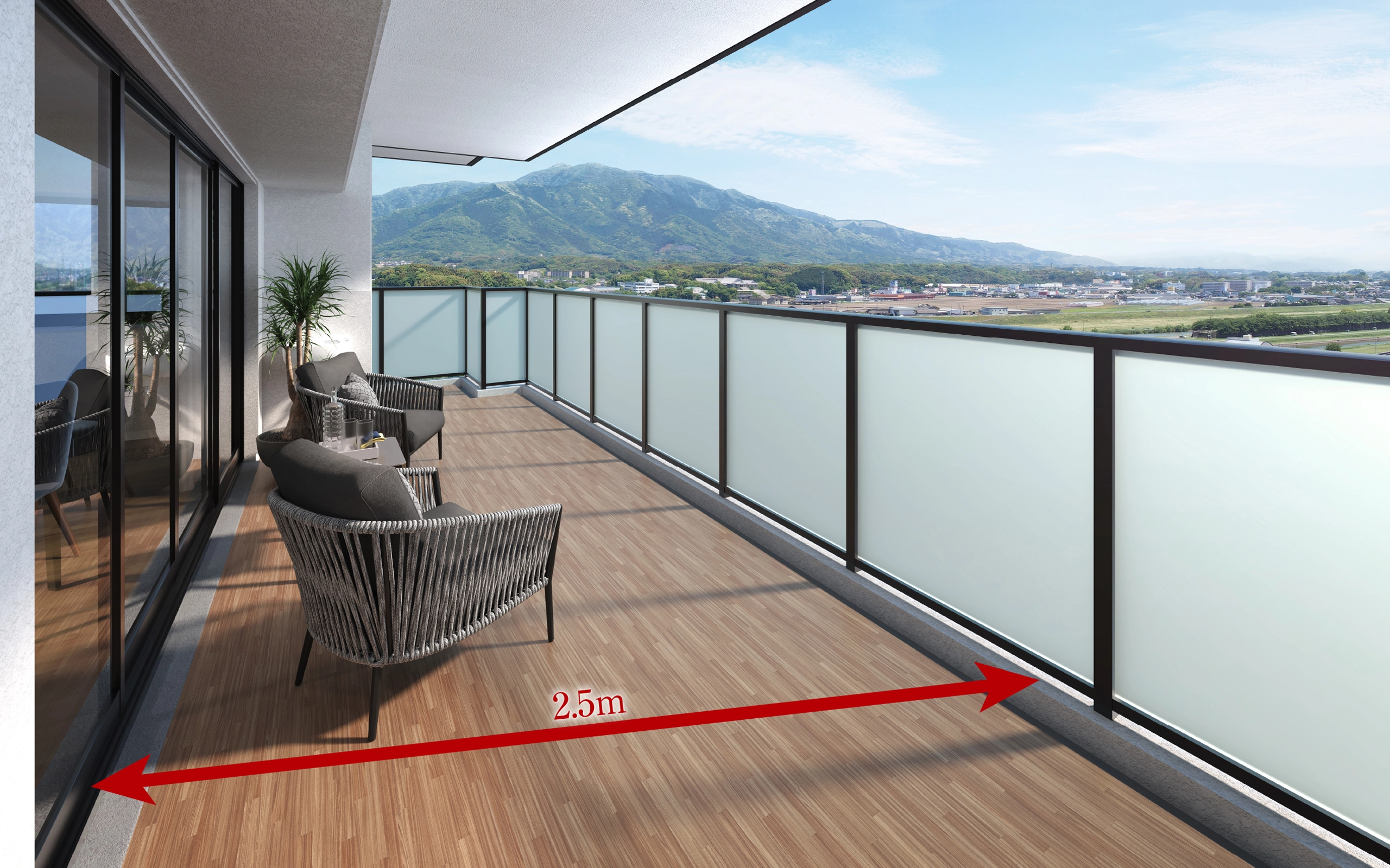 直方市エリア空撮