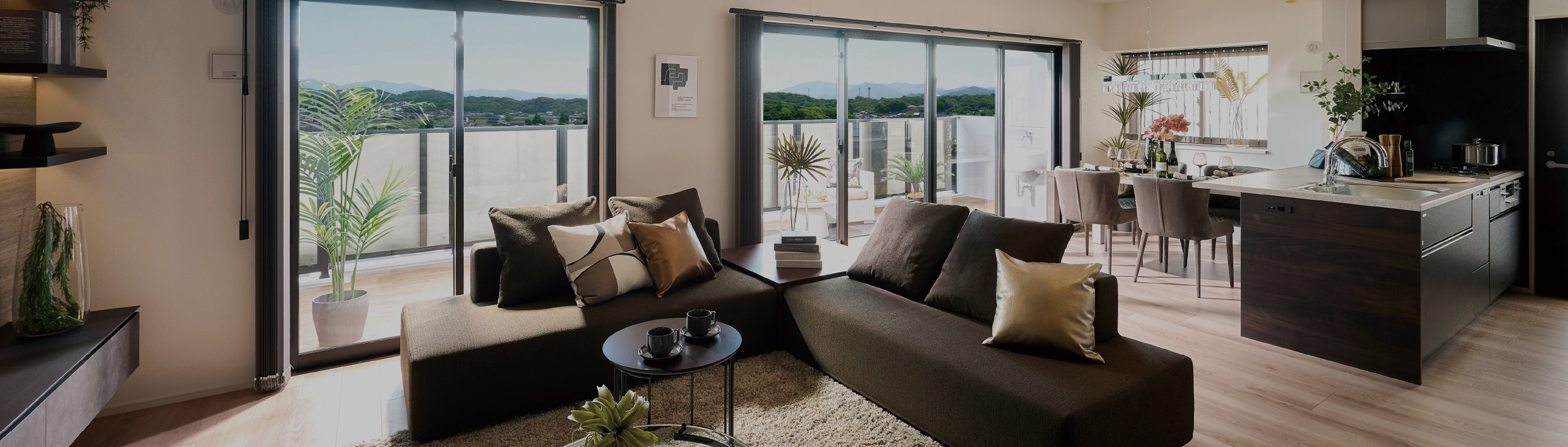 リビングとキッチン