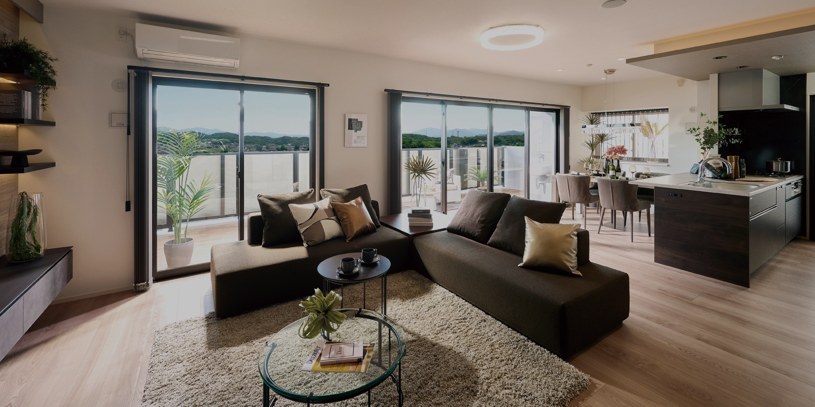 リビングとキッチン