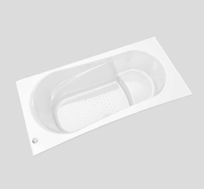 ベンチ付ラウンド浴槽